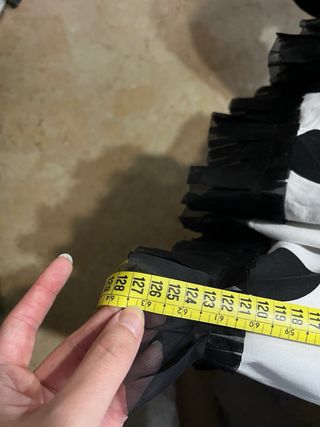 Traje Flamenca Lunares Blanco y Negro