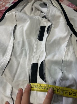 Traje Flamenca Lunares Blanco y Negro