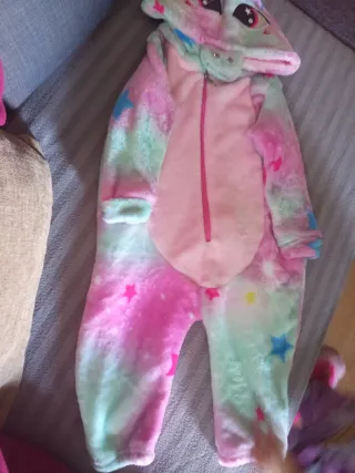 Pijama Unicornio Infantil Multicolor