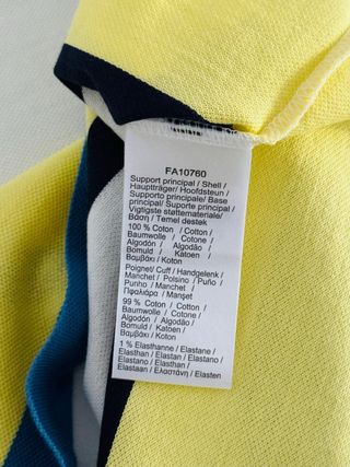 Polo color perla Blanco con franjas de Lacoste