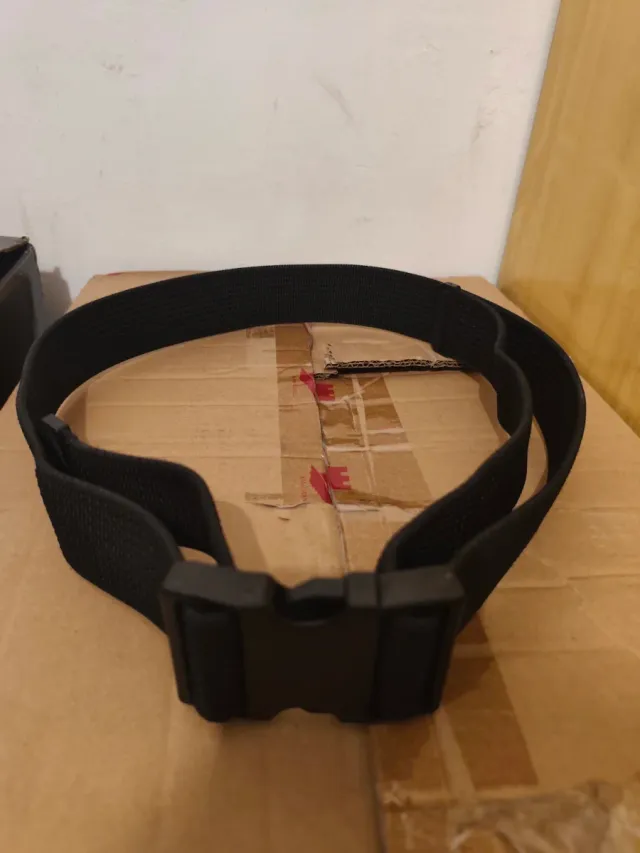 Cinturón Vigilante Seguridad Hebilla Negra