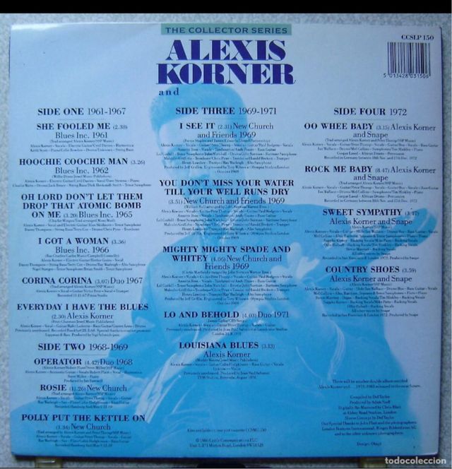 Vinilo Alexis Korner 1961-1972
