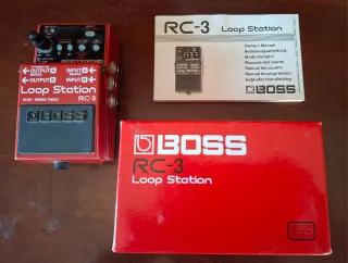 Pedal Looper Boss RC-3 Guitarra