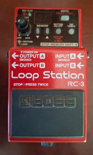 Pedal Looper Boss RC-3 Guitarra