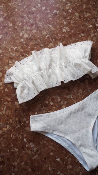 Bikini Blanco Shein Talla S