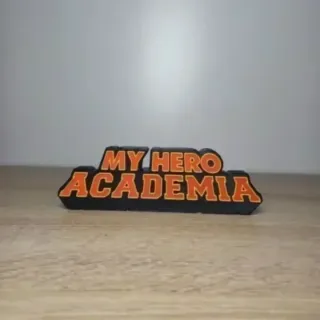 Logos en 3D de My Hero Academia