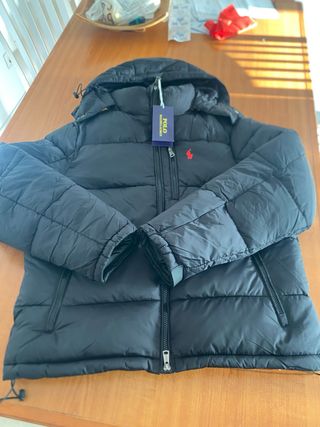 Abrigo Ralph Lauren Negro