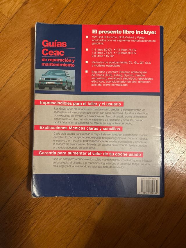 Guía CEAC de reparación/mantenimiento VW Golf mk3