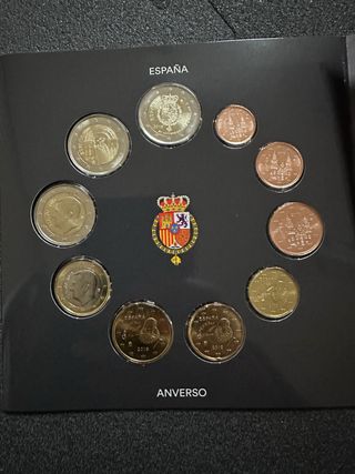 Conjunto de Moedas Espanha 2018