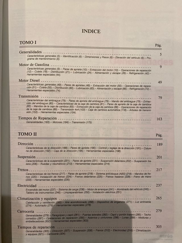 Opel Vectra Manual Taller 1990 Tomo I y II