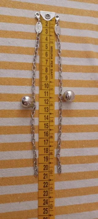 Coppia bracciali con ciondolo porta pietra