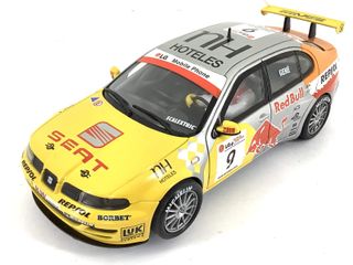 coche slot scalextric seat toledo cupra amarillo