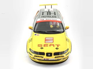 coche slot scalextric seat toledo cupra amarillo