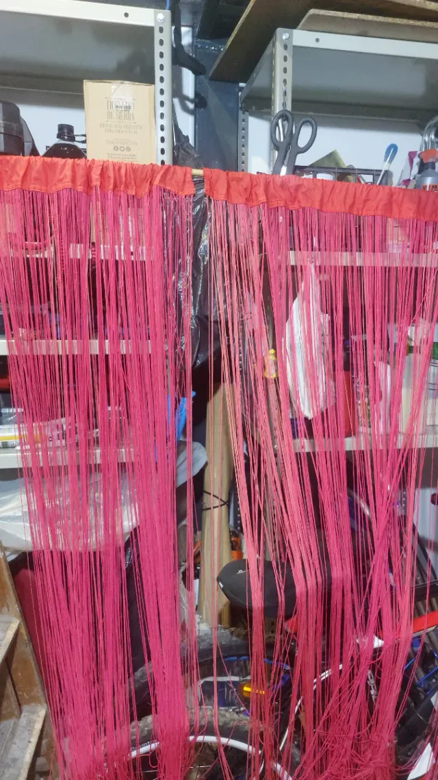 Cortinas de hilo de dos hojas cada hoja 1 m