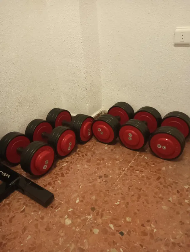 Mancuernas 26, 28 y 30kg (3 parejas)