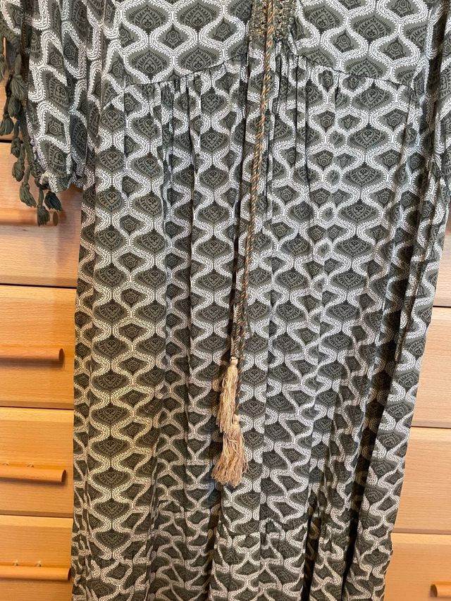 Vestido de playa estampado