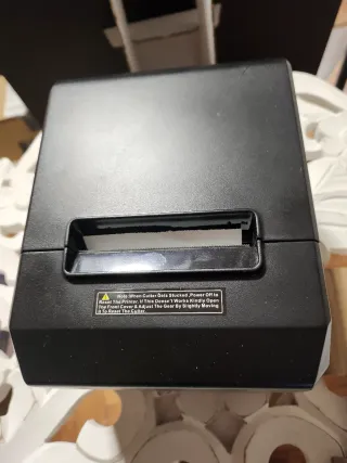 Impresora Térmica Tickets Excelvan Negra