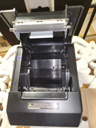 Impresora Térmica Tickets Excelvan Negra