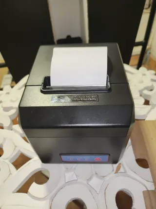 Impresora Térmica Tickets Excelvan Negra