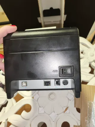 Impresora Térmica Tickets Excelvan Negra