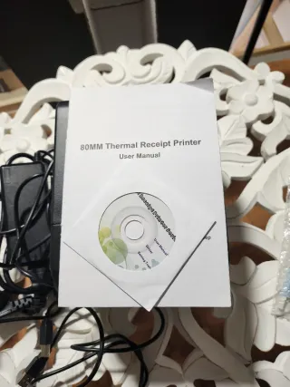 Impresora Térmica Tickets Excelvan Negra