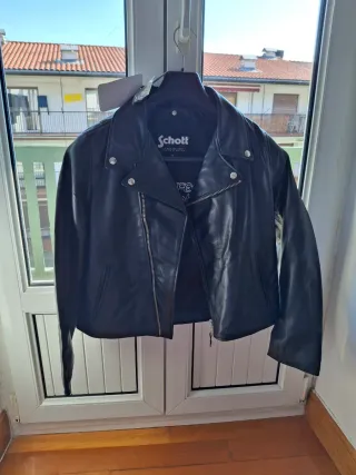 Cazadora Schott Perfecto Negra Talla L Sin Estrena