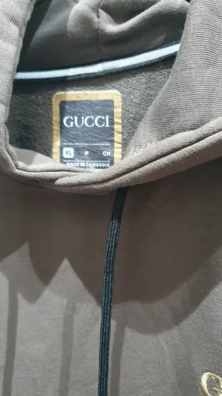 Tuta Gucci uomo beige/marrone,