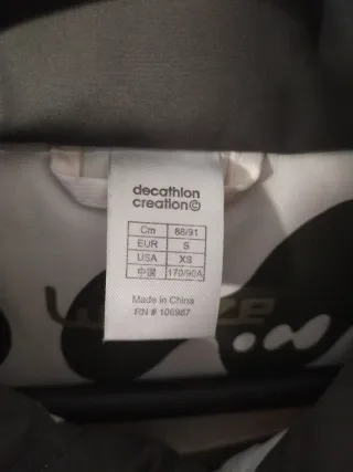 Abrigo de esquí Wedze talla XS