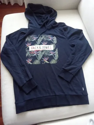 Sudadera Jack & Jones Azul Hombre