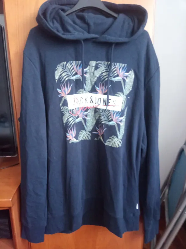 Sudadera Jack & Jones Azul Hombre