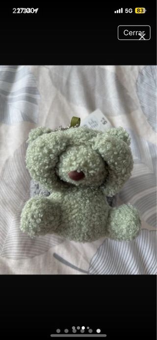 Mini mochila peluche llavero