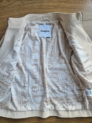 Chaqueta Desigual Beige Talla M