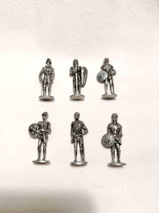 6 Miniature Cavalieri Metallo