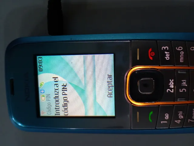 Telefono Nokia 2600 classic blu/arancione