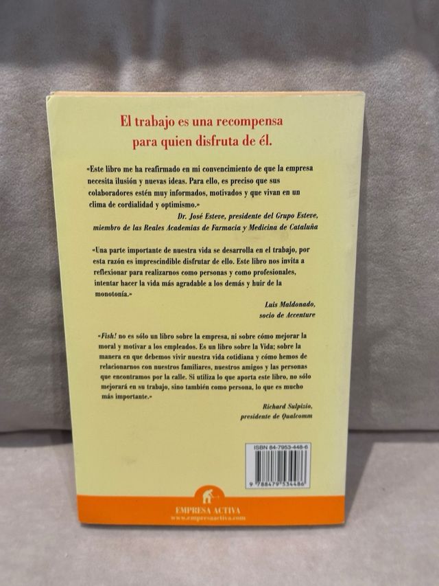 Fish! La Eficacia de un Equipo Radica en su Cap...