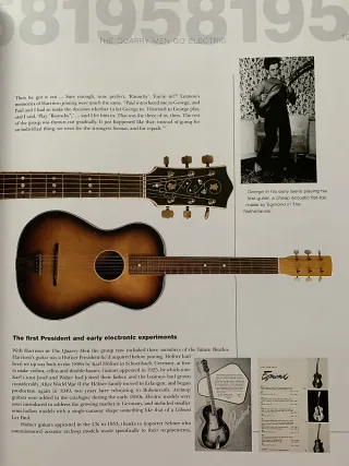 Guitarra Egmond Toledo 1950s George Harrison