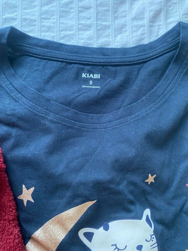 Pijama Kiabi Gato y Estrellas