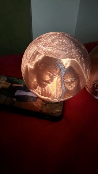 Lampada 3D natalizia  con colore a sciolta