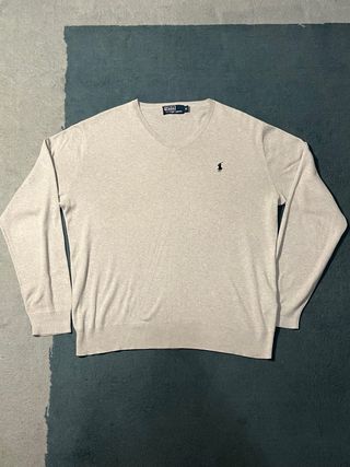 Jersey Polo Ralph Lauren Gris Talla M