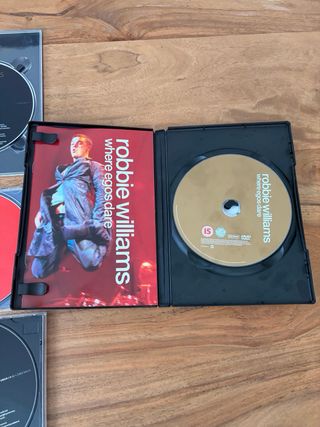 DVD y CD Robbie Williams