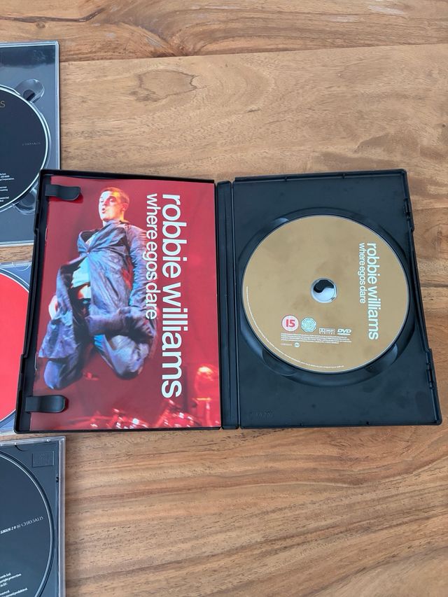 DVD y CD Robbie Williams