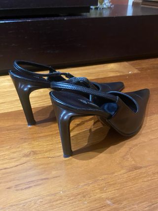 Zapatos de tacón Caramelo negros