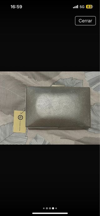 Bolso fiesta Z-Fortuny plateado