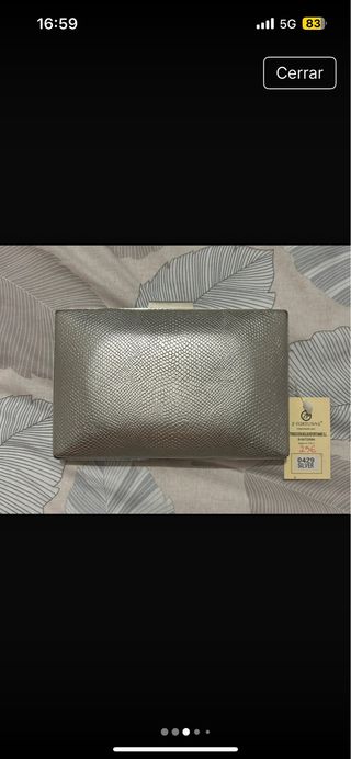 Bolso fiesta Z-Fortuny plateado