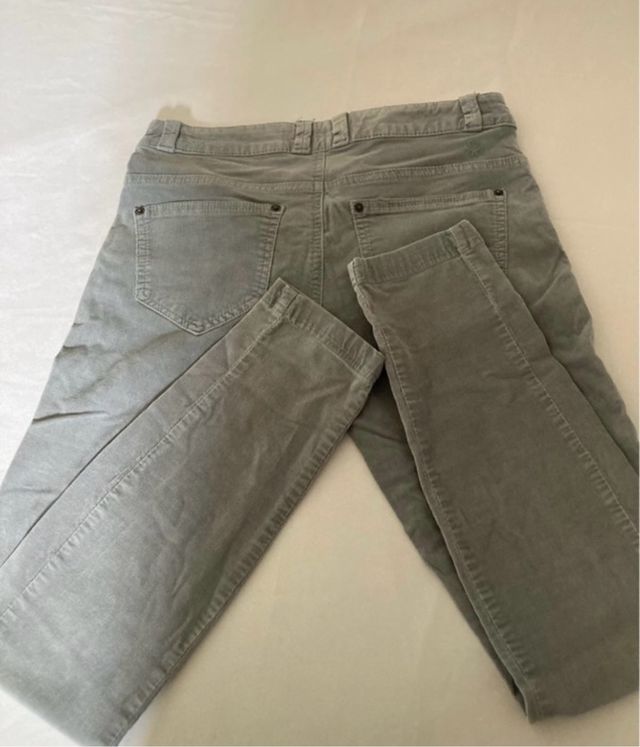 Pantalón de pana gris muy calentito !