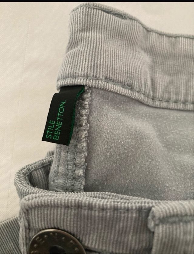 Pantalón de pana gris muy calentito !