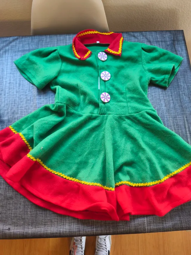 Disfraz Elfa Talla 7 Años