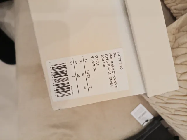 Stivaletti Anna Field Grigio Metallo