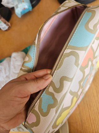Bolso bandolera Tous multicolor y blanco