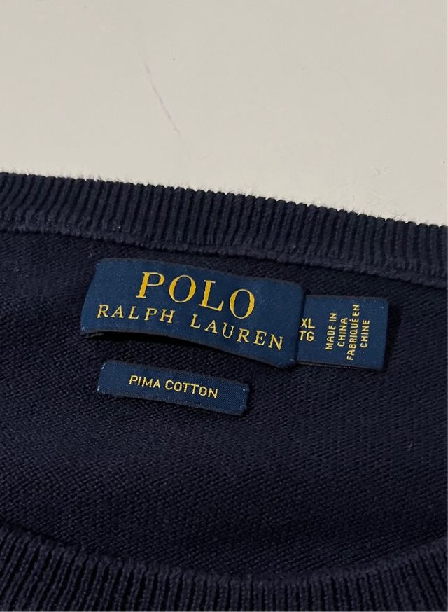 Jersey Polo Ralph Lauren Azul Marino